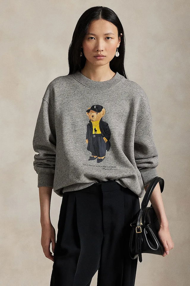 Polo Bear Print Sweatshirt