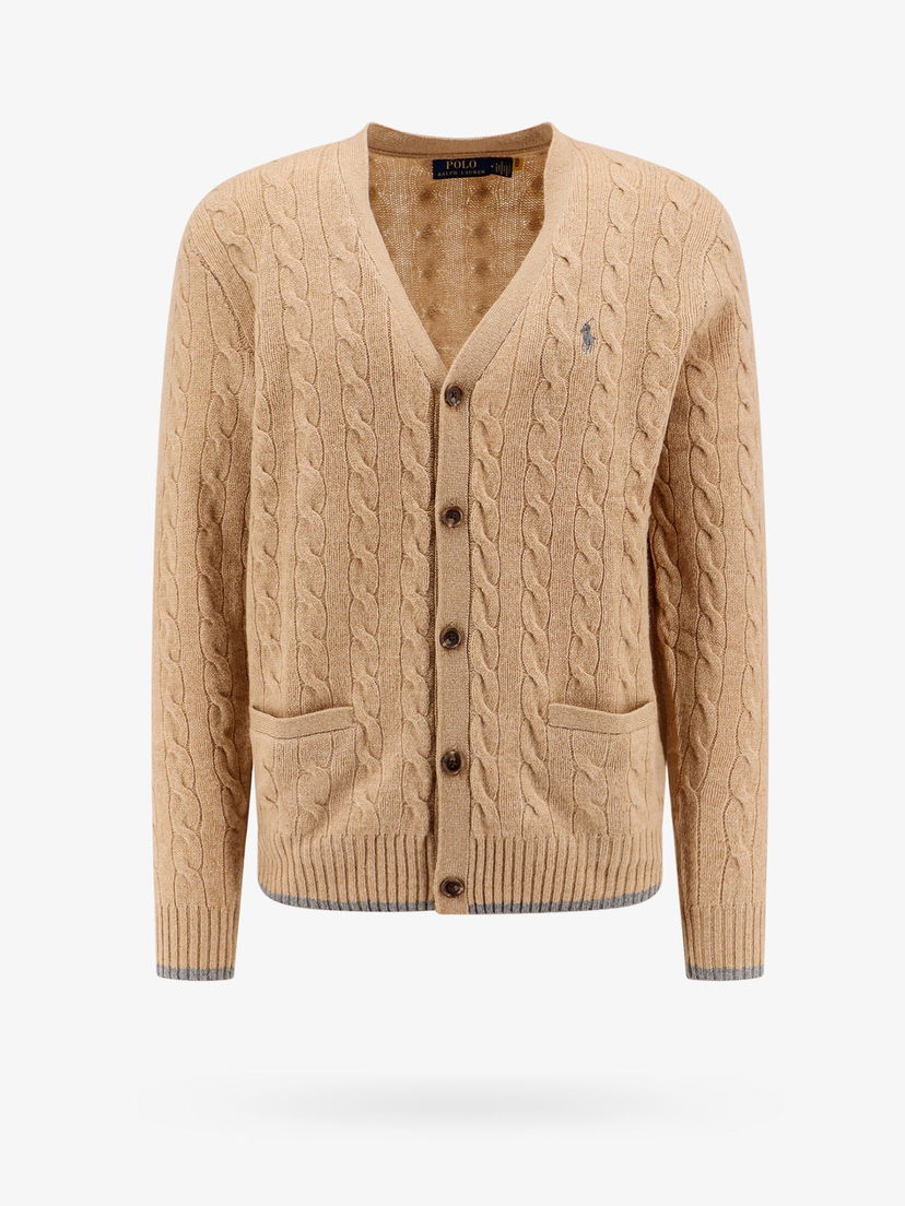 Пуловер Polo by Ralph Lauren Polo Ralph Lauren Cable-Knit Cardigan Бежово | 710949808003