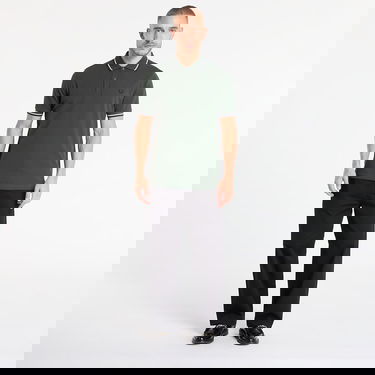 Поло тениска Fred Perry Twin Tipped Shirt Court Зелено | M3600 53A, 3