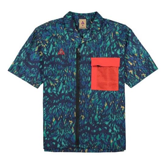 Риза Nike ACG ACG Printing Shirt Синьо | CD7636-405