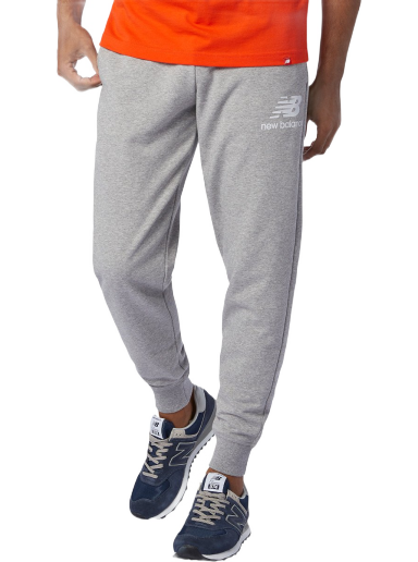 Спортни панталони New Balance Sweatpants Essentials Сиво | mp03558ag