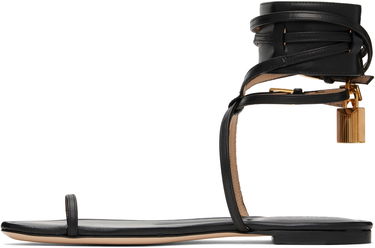 Аксесоари Tom Ford TOM FORD Soft Calf Ankle Wrap Sandals Черно | W3669-LCL002G, 2