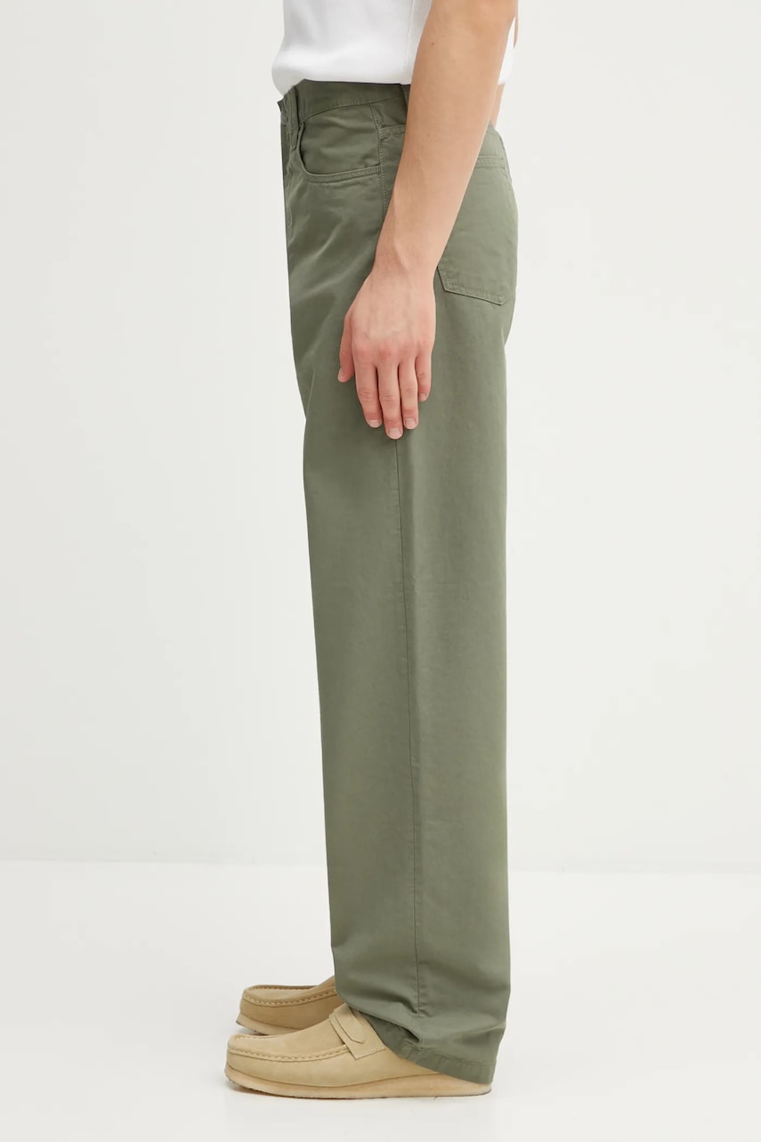 Панталони Carhartt WIP Cotton Landon Pant Зелено | I034806.1YFGD, 1