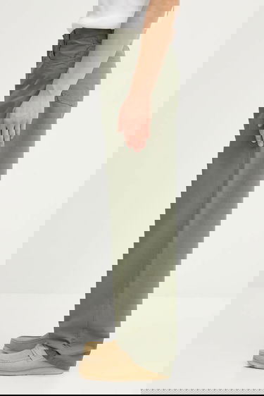 Панталони Carhartt WIP Cotton Landon Pant Зелено | I034806.1YFGD, 1