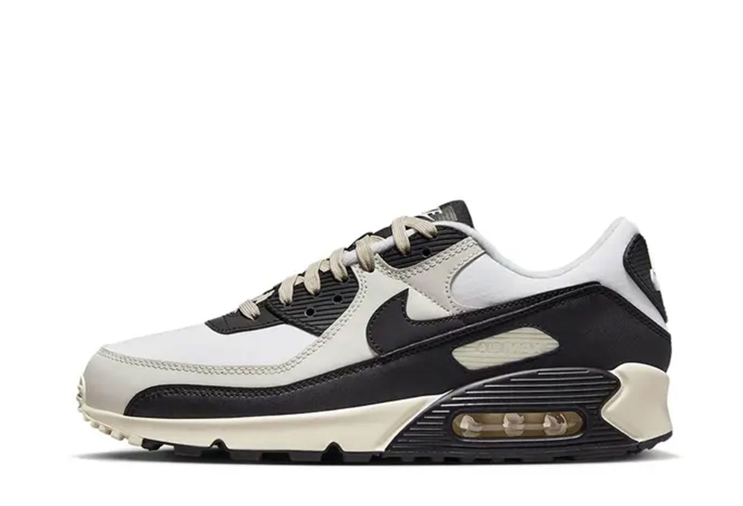 Кецове и обувки Nike Air Max 90 'White Black Phantom' Черно | DQ8974-100, 0