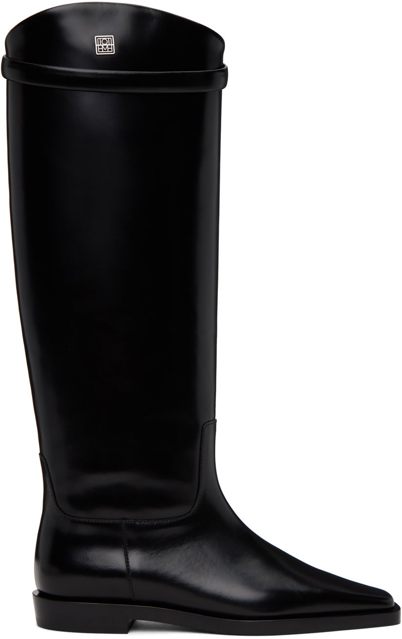 Облекло TOTEME TOTEME 'The Riding' Knee-High Boots Черно | 211-901-825