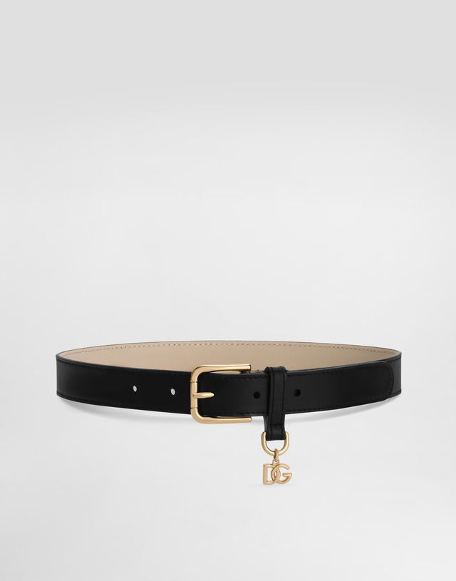 Calfskin Logo Belt