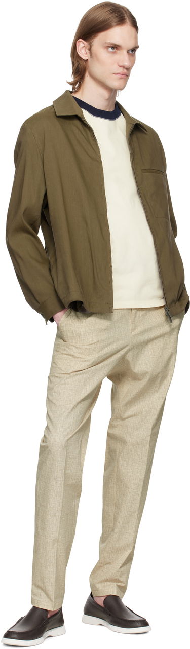 Панталони BOSS BOSS Formal Water-Repellent Trousers Бежово | 50539484, 3