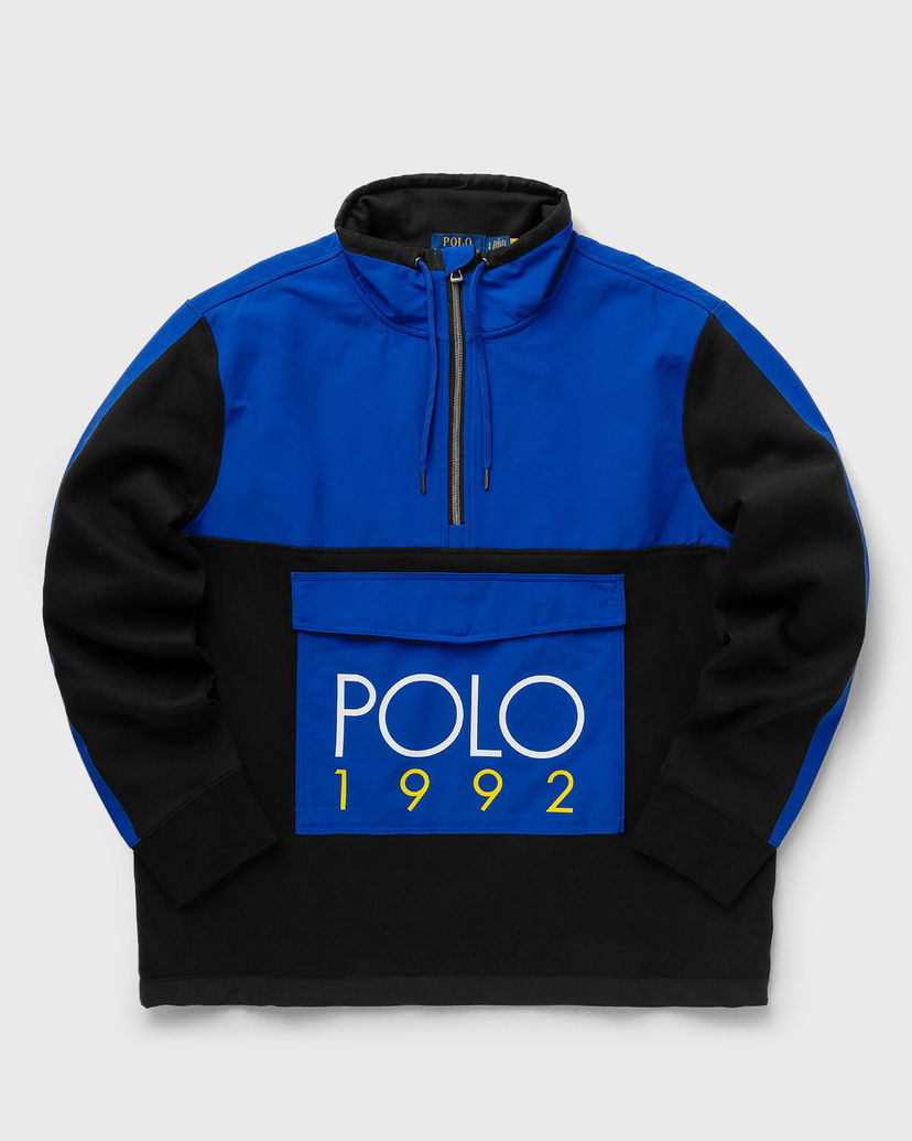 Суитчър Polo by Ralph Lauren ZIPMNJKTM3-LONG SLEEVE-HALF ZIP Синьо | 710926948001