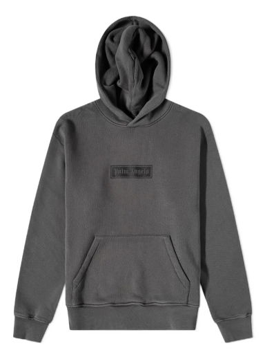 Суитчър Palm Angels Garment Dyed Box Logo Popover Hoody Сиво | PMBB113F22FLE0031001