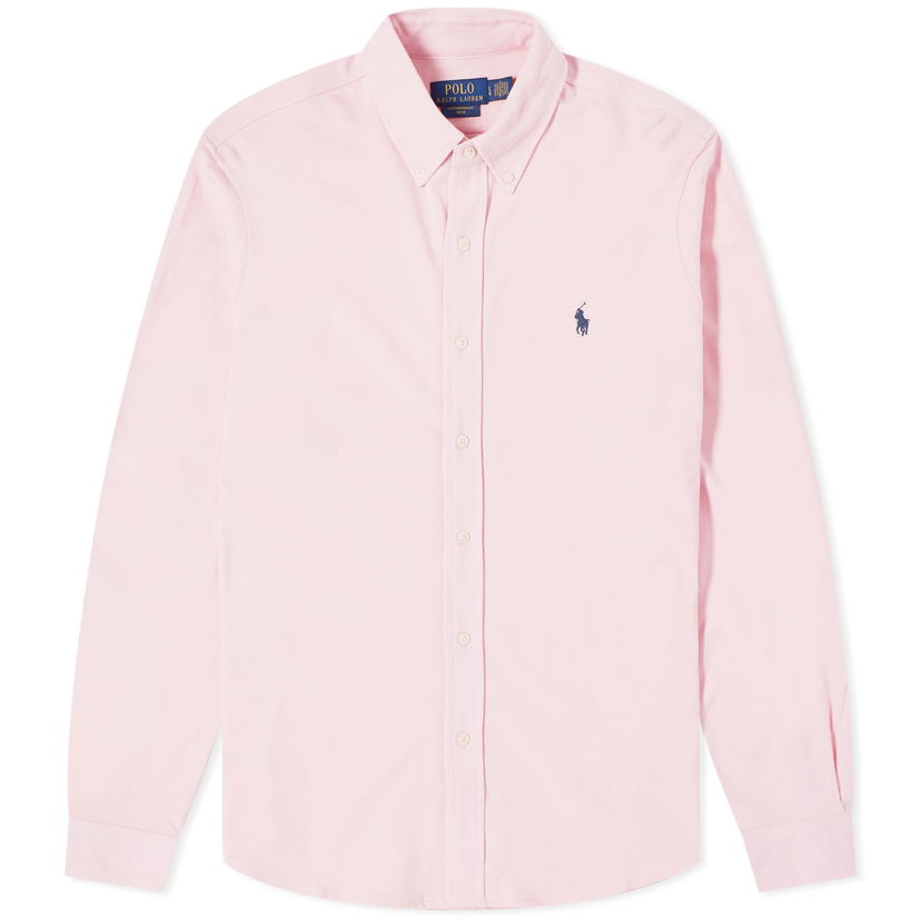 Риза Polo by Ralph Lauren Button Down Pique Shirt Розово | 710654408124