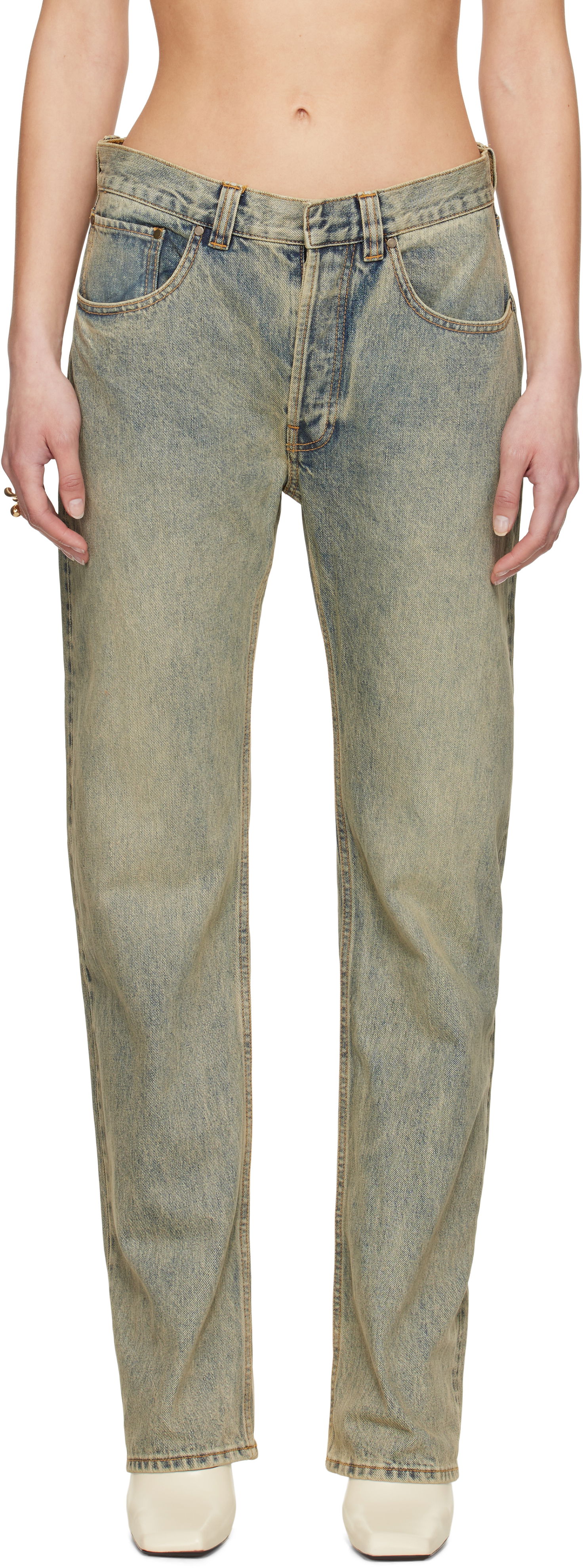 Дънки Entire Studios Entire Studios Slem Jeans Синьо | ESM-S25-11004-SW, 0