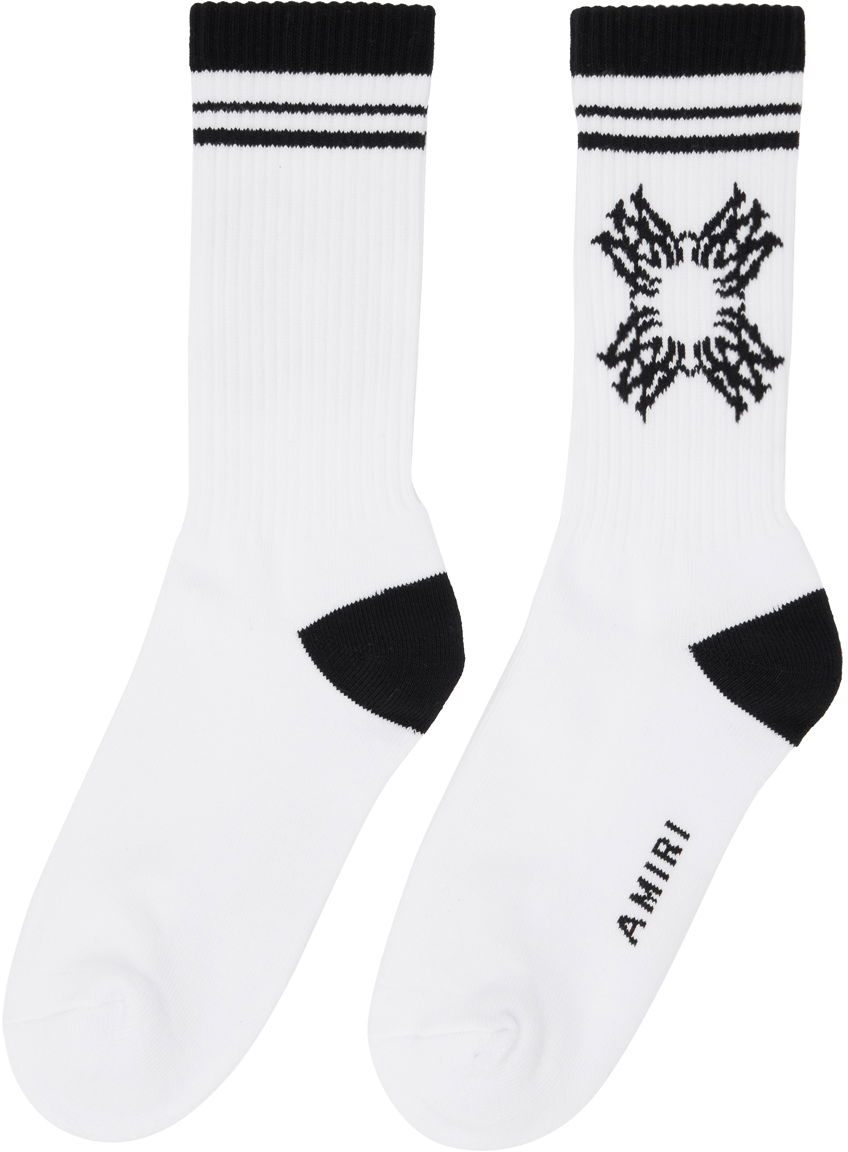 Чорапи AMIRI MA Quad Socks Бяло | AMACSK1013, 1