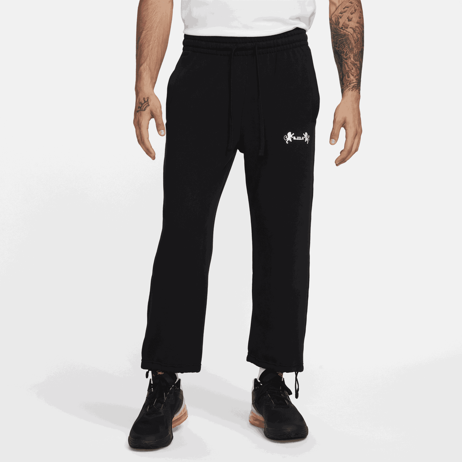 Спортни панталони Nike LeBron Open Hem Fleece Trousers Черно | FB7127-010, 0