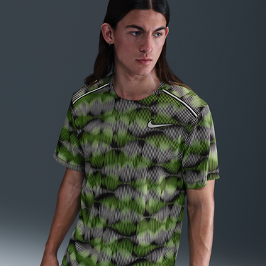 Тениска Nike Miler Short-Sleeve Running T-Shirt Зелено | IM2082-010, 1