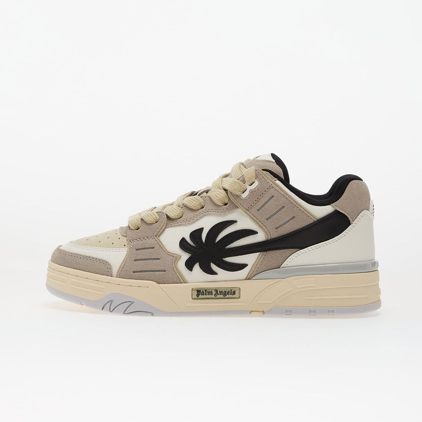 Кецове и обувки Palm Angels Venice Suede Sneakers White/ Medium Grey Бежово | PMIA101C99LEA0010106