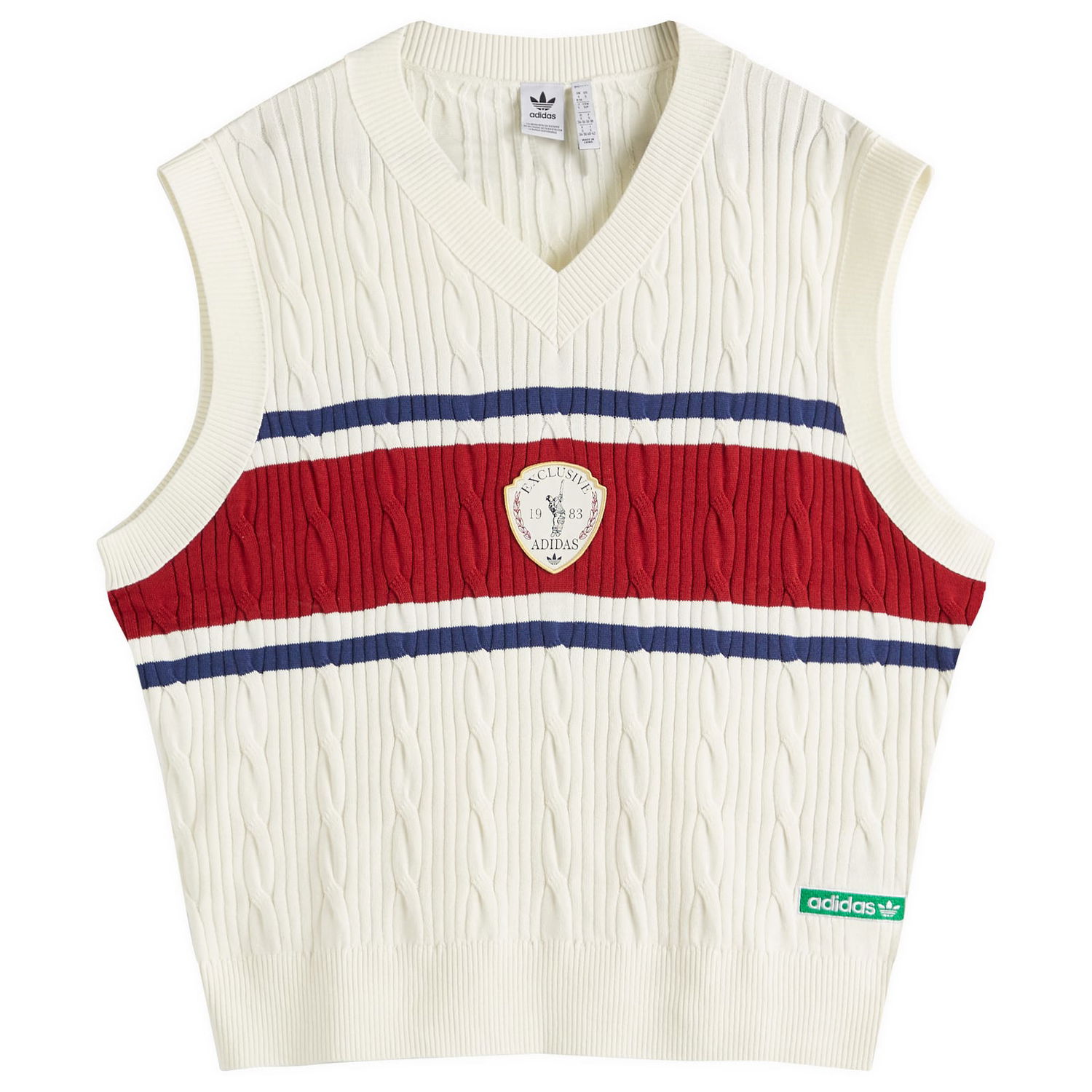 Пуловер adidas Originals Originals Retro Sports Vest Бяло | KA4393, 1