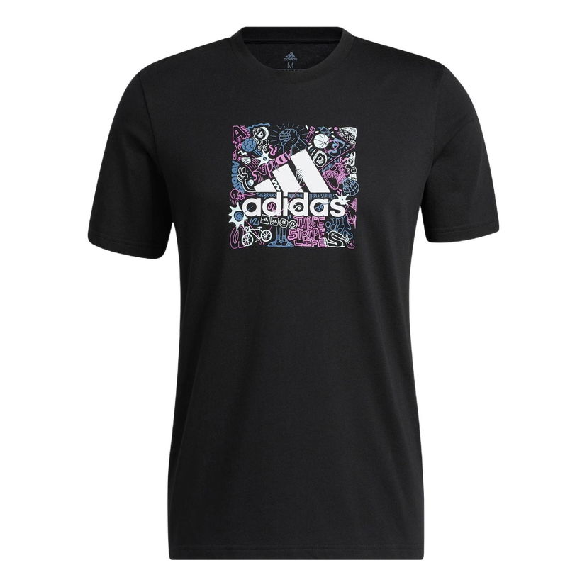 Тениска adidas Originals Cartoon Graffiti Print T-Shirt Черно | IB9427