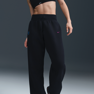 Спортни панталони Nike England Phoenix Fleece High-Waisted Loose Football Pants Черно | HF5065-010, 4