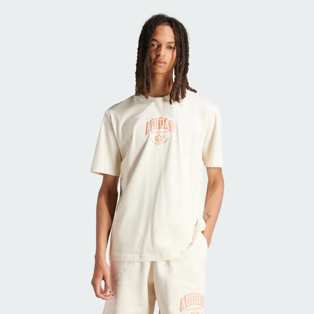 Тениска adidas Performance VRCT Short Sleeve T-Shirt Бяло | IS0186, 1