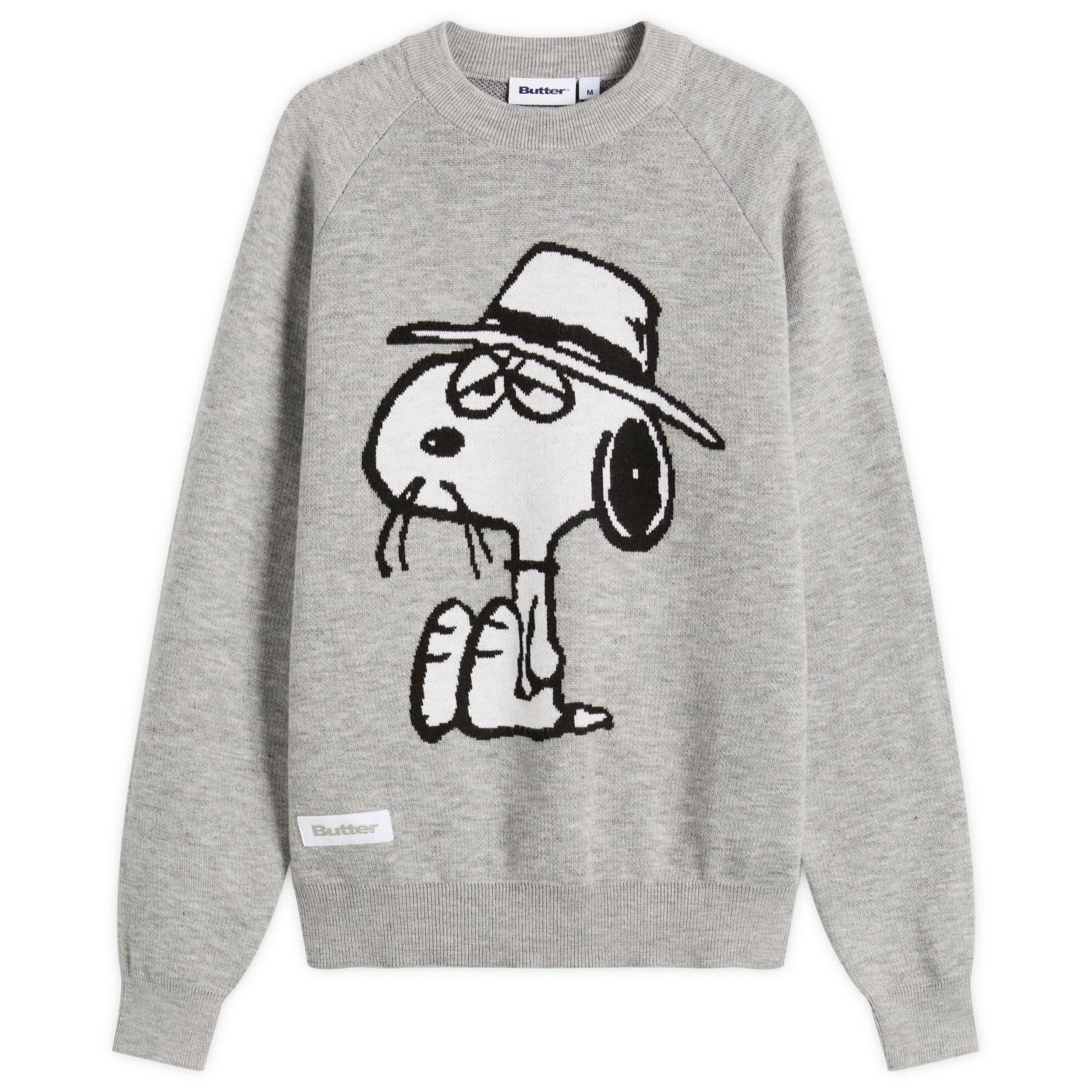 Пуловер Butter Goods Peanuts Spike Knit Sweater Сиво | BGBP240701-ASH, 1