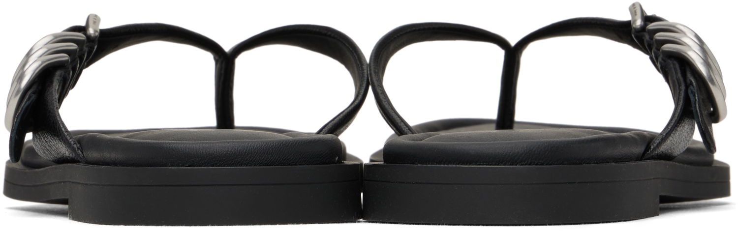 Грижа за обувките rag & bone Rag & Bone Gia Leather Thong Sandals Черно | WFF25SF1003LE03, 1