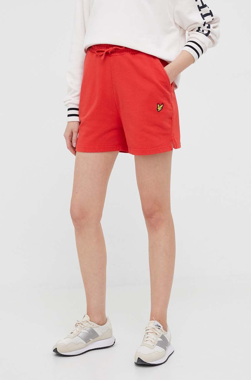 Къси панталони Lyle & Scott Pigment Dye Sweatshorts Червено | SHW1801V.W840, 0
