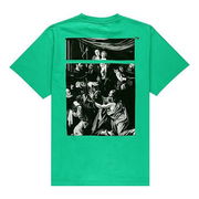 Virgil Abloh Caravaggio Square Back Print Loose Fit T-Shirt