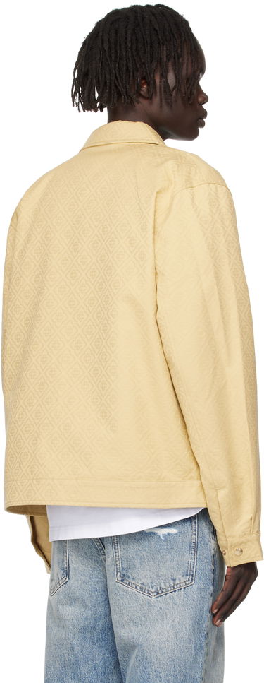 Яке Casablanca Casablanca Monogram Jacquard Jacket Жълто | MPF25-JK-378-01, 2