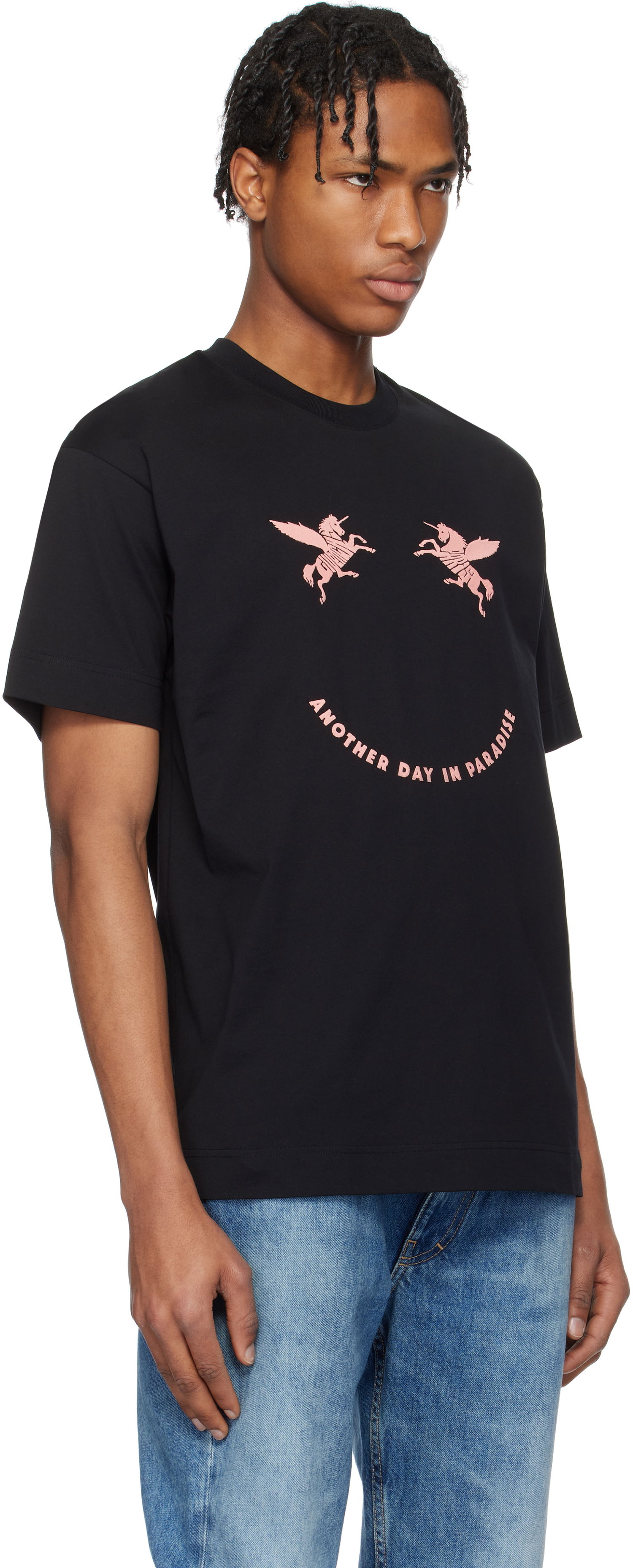 Тениска Givenchy Givenchy Unicorns T-Shirt Черно | BM71MG3YQ7001, 1