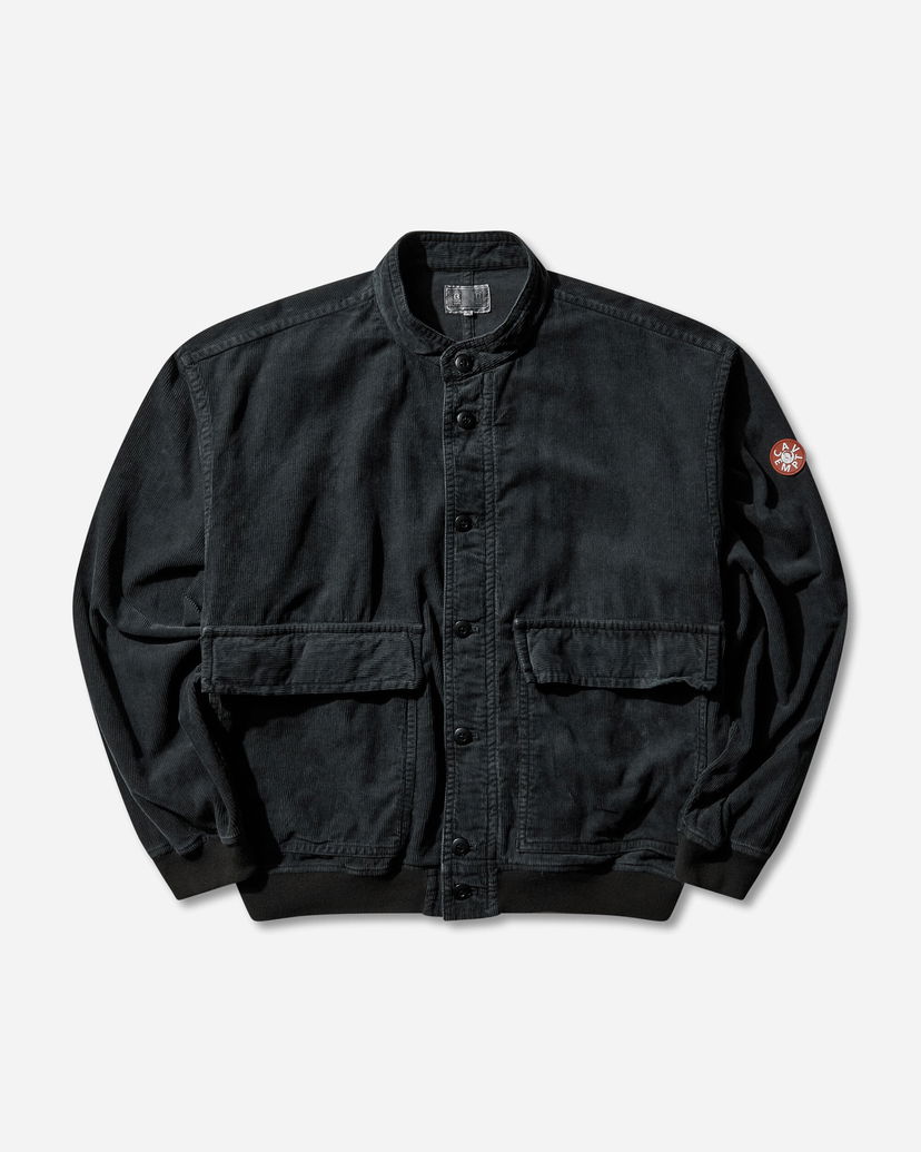 Яке Cav Empt Overdye Cord Button Jacket Черно | CES28JK16 CHARCOAL