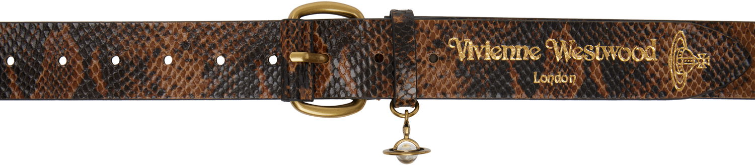 Колани Vivienne Westwood Wide Alex Charm Belt Кафяво | 8201007JU-L007Y-, 0