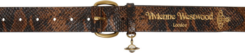 Колани Vivienne Westwood Wide Alex Charm Belt Кафяво | 8201007JU-L007Y-