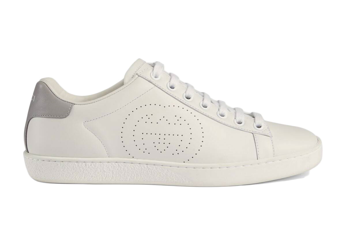 Кецове и обувки Gucci Ace Perforated Interlocking G (W) Бяло | 598527 AYO70 9094, 0