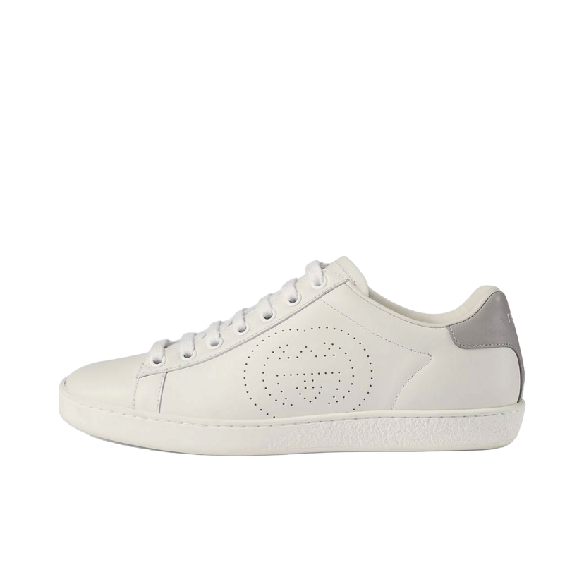 Кецове и обувки Gucci Ace Perforated Interlocking G (W) Бяло | 598527 AYO70 9094