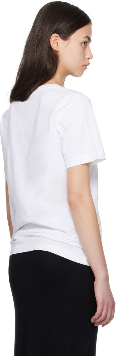 Тениска Marni Marni Brushed Rose Cotton Jersey T-Shirt Бяло | THJE0293PA USCX64, 2