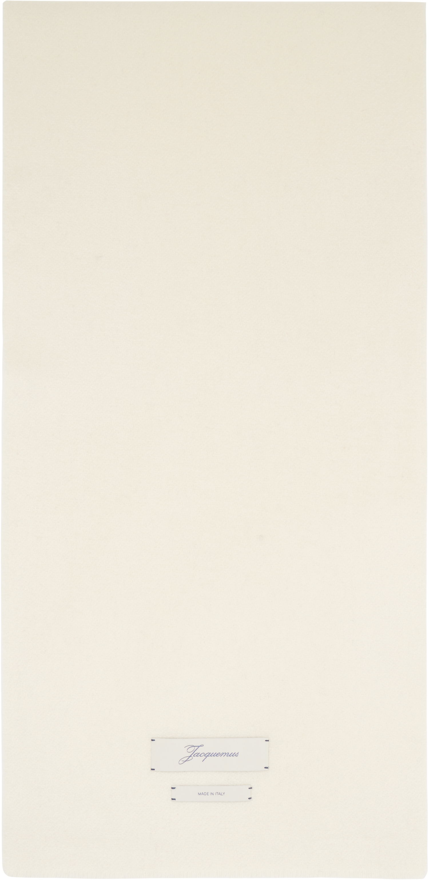 Шал Jacquemus The Cachemiro Cashmere Scarf Made in Italy Бяло | 25HACM00726AK00249, 0