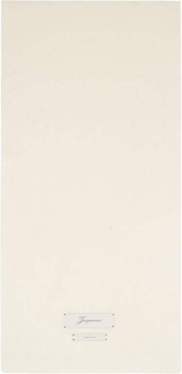 Шал Jacquemus The Cachemiro Cashmere Scarf Made in Italy Бяло | 25HACM00726AK00249, 0