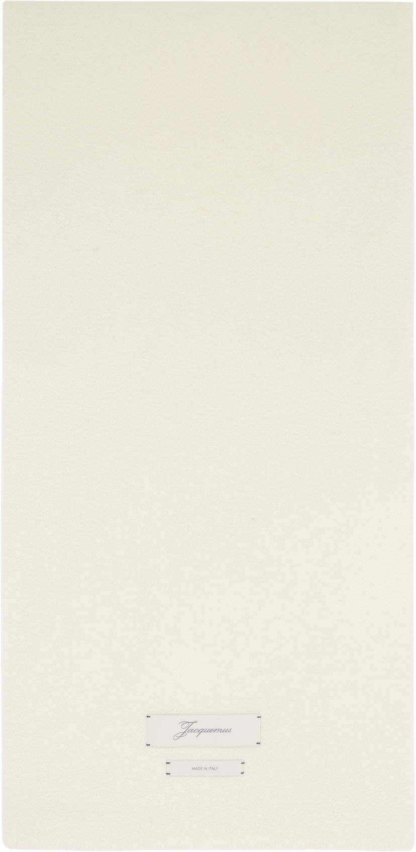 Шал Jacquemus The Cachemiro Cashmere Scarf Made in Italy Бяло | 25HACM00726AK00249