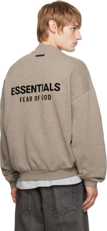 Пуловер Fear of God Fear of God ESSENTIALS Fleece Crewneck Sweatshirt Кафяво | 192HO246269F, 2