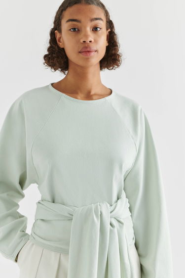 Суитчър AXEL ARIGATO Drape Tie-Front Зелено | A2112002, 4