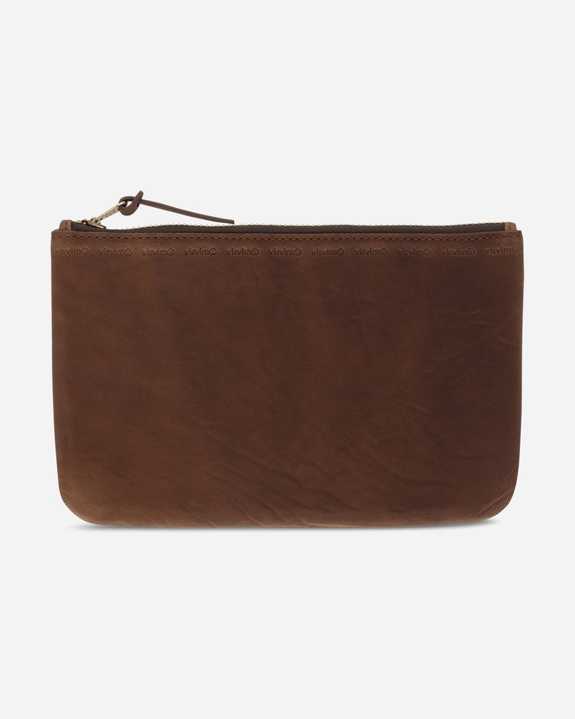 Раници и чанти visvim Leather Travel Pouch Кафяво | 0125203003027 1