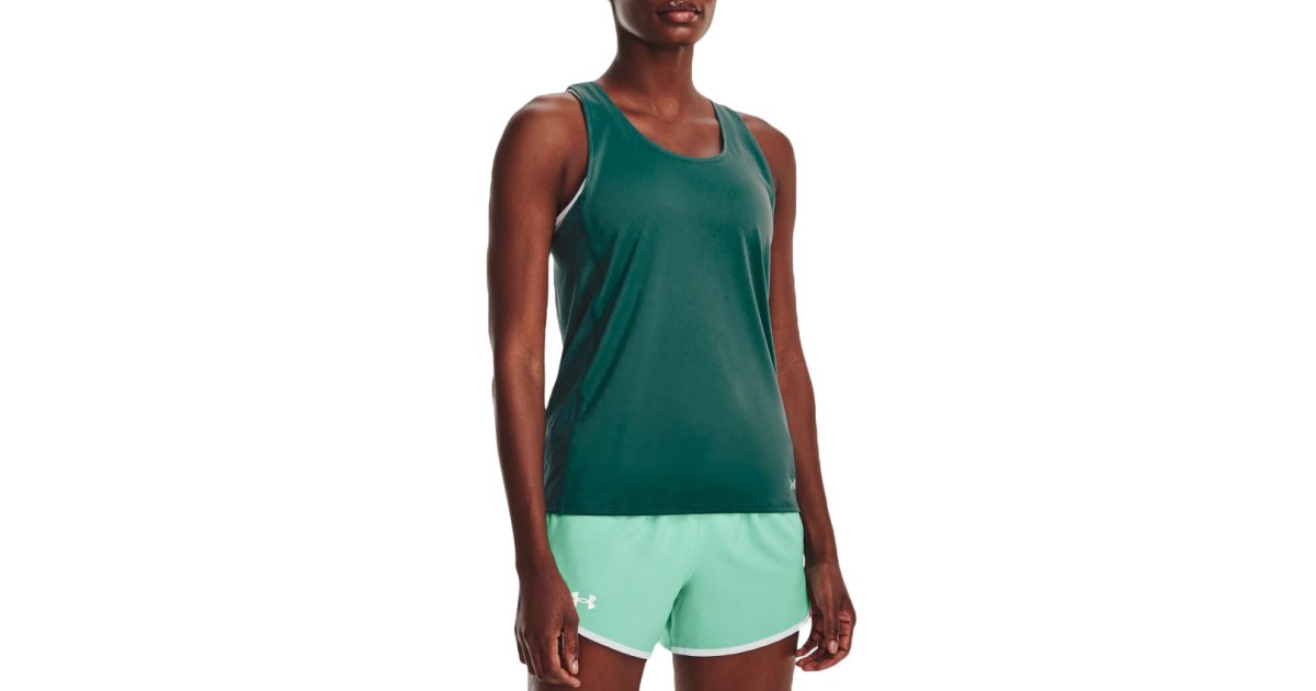 Потник Under Armour Fly By Tank Top Зелено | 1361394-722, 1