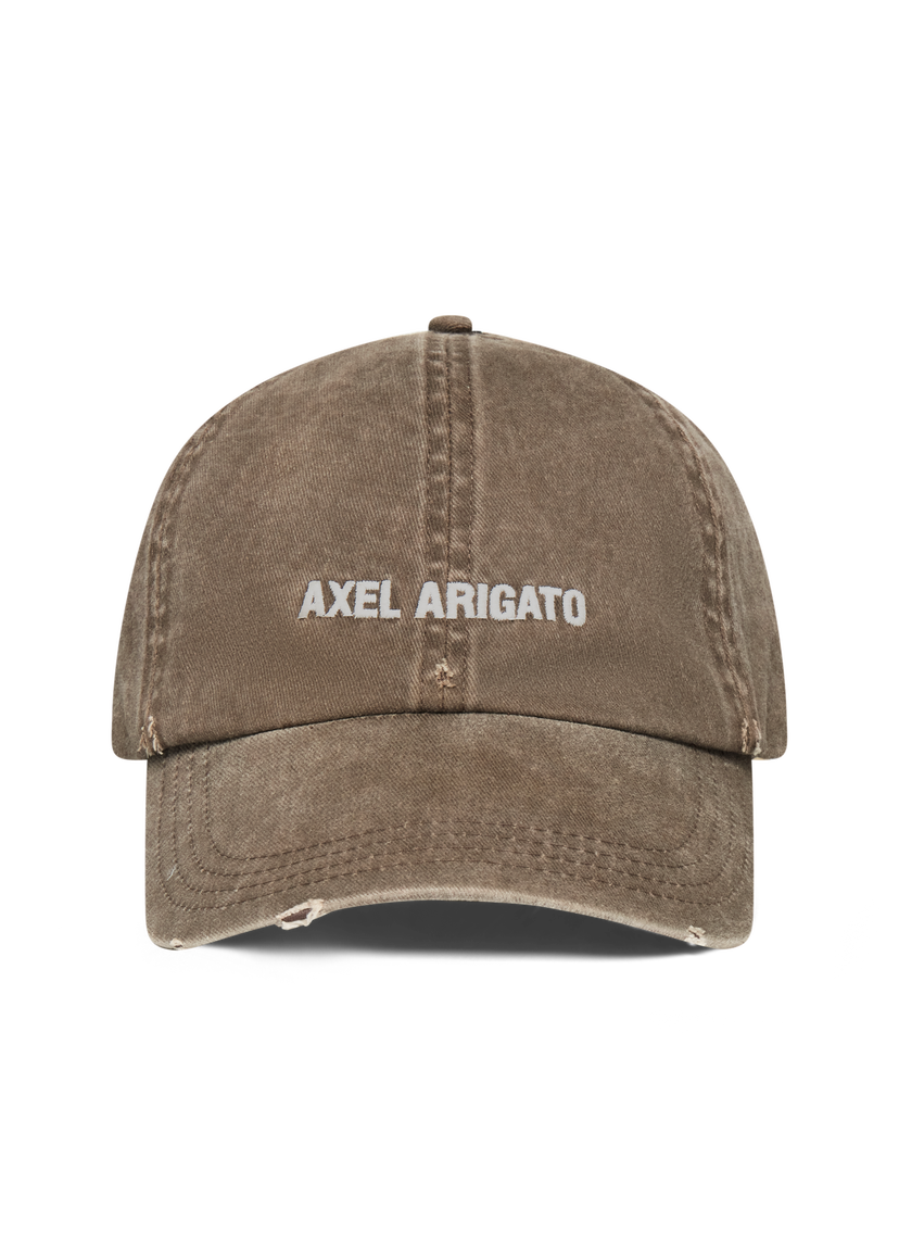 Шапка с козирка AXEL ARIGATO Distressed Logo Cap Кафяво | X0101012