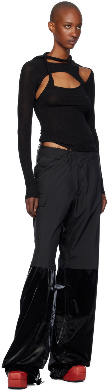Карго панталони Ottolinger Ottolinger Baggy Cargo Pants Черно | 1060801921, 4