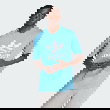 Тениска adidas Performance Adicolor Trefoil Синьо | IR7980, 3