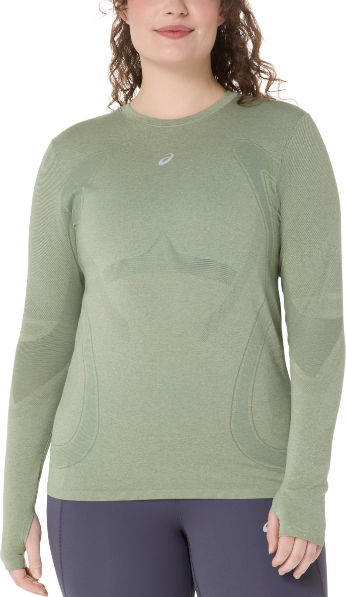 Тениска Asics Asics Road Seamless Long Sleeve Running Top Зелено | 2012d290-400, 0