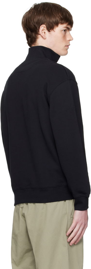 Суитчър MAISON KITSUNÉ Maison Kitsuné Fox Head Comfort Half Zip Sweatshirt Черно | PM00305KM0341, 2