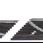 Alexander McQueen Croc-Embossed Small Skull Chain Wallet