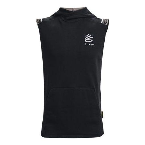 Суитчър Under Armour Curry Fleece Sleeveless Hoodie Черно | 1366637-001, 0